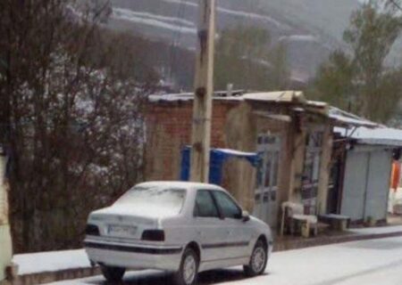 بارش برف و ثبت دمای صفر درجه در آذربایجان‌شرقی