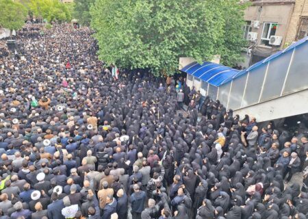 تشییع شهدای راه خدمت بر دستان تبریز قهرمان