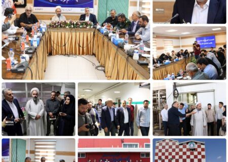نشست خبری سپاه ناحیه امامت تبریز به مناسبت هفته دفاع مقدس در مجموعه شیر پاستوریزه پگاه آذربایجان شرقی