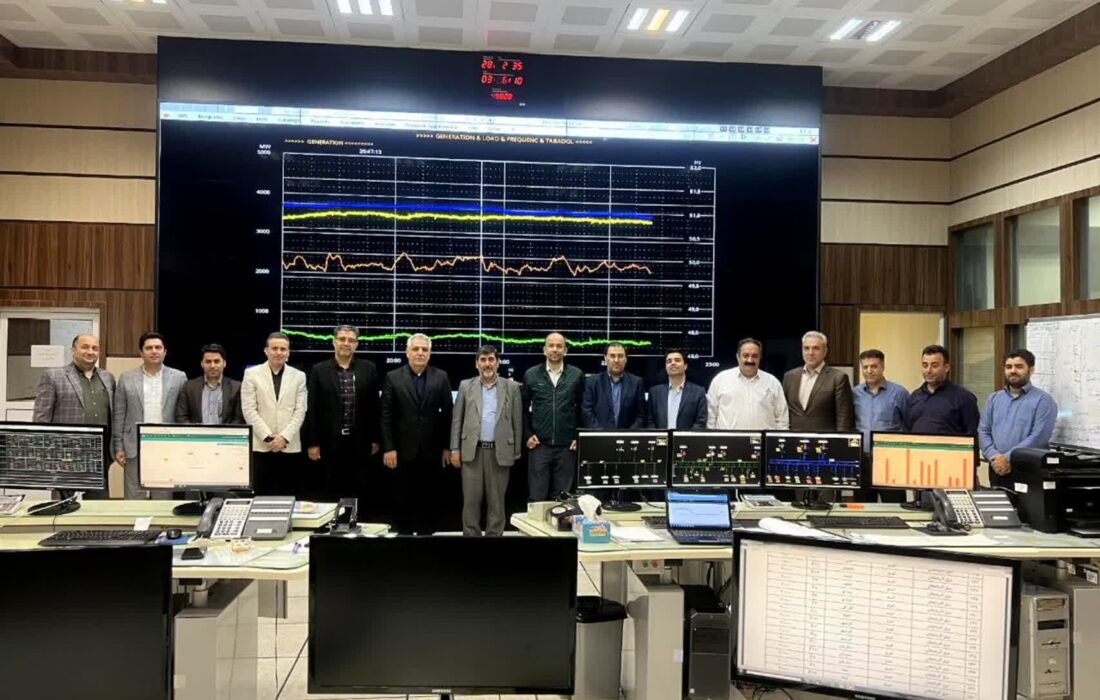 بازدید شبانه سرپرست استانداری آذربایجان شرقی از مرکز دیسپاچینگ برق شمال غرب