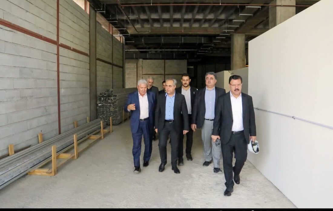 بازدید از پروژه مجتمع تجاری ائل مال