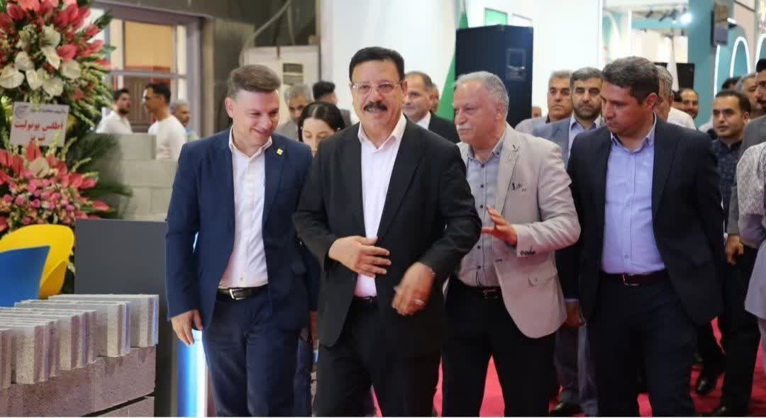 تصاویر | افتتاح سی‌ویکمین نمایشگاه بین‌المللی تخصصی صنعت ساختمان ایران در تبریز