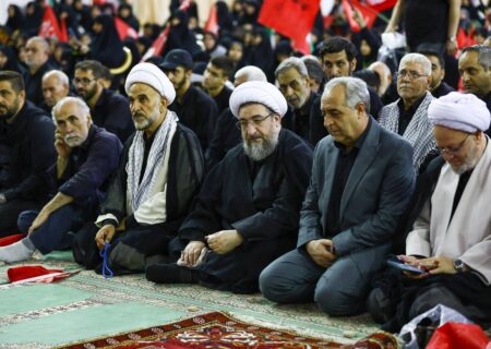  حضور استاندار آذربایجان شرقی در مراسم اربعین حسینی (ع) در مصلی تبریز