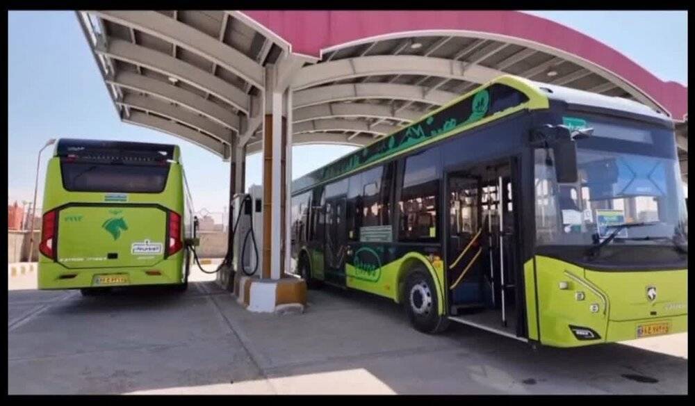 اتوبوسهای برقی تبریز در مسیر بهرهبرداری؛ جایگاه شارژ آماده شد