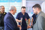 دیدار استاندار آذربایجان شرقی با پرستاران بیمارستان شهید مدنی به مناسبت روز پرستار