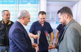 دیدار استاندار آذربایجان شرقی با پرستاران بیمارستان شهید مدنی به مناسبت روز پرستار