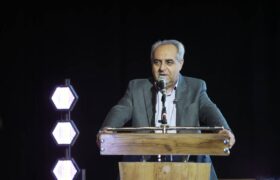 حضور استاندار آذربایجان شرقی در آیین گلریزان و تجلیل از خیرین بیمارستان های رازی و بابا باغی