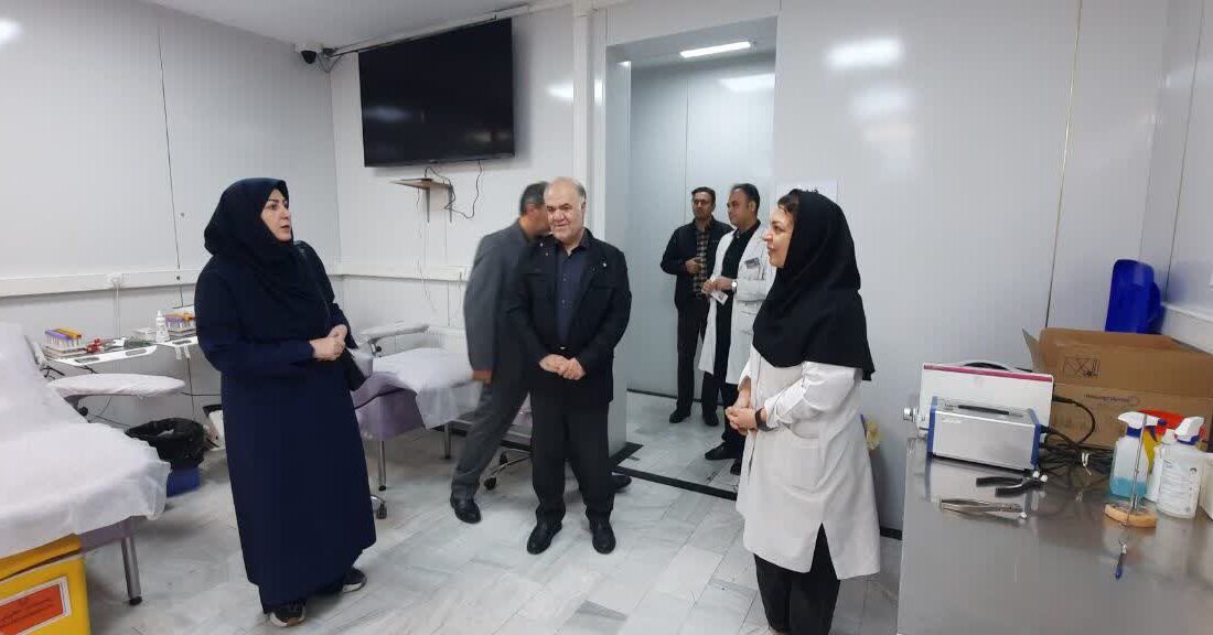 بازدید معاون توسعه مدیریت و منابع سازمان انتقال خون ایران از ساختمان جدید اداره کل انتقال خون آذربایجان شرقی