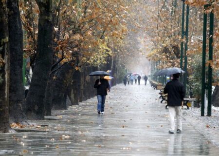 رگبار باران و وزش باد شدید در ۹ استان